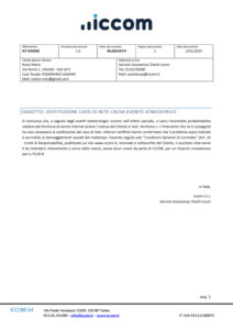 Informazioni importanti sull’Assistenza Tecnica On-Site, ICCOM-8
